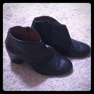 Frye black booties